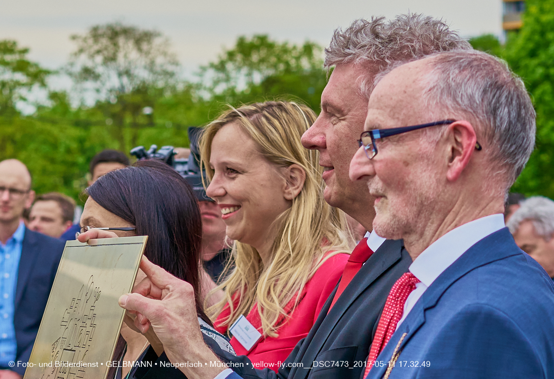 11. Mai 2017 - Grundsteinlegung für die LOGE und dem Kulturquadrat in Neuperlach